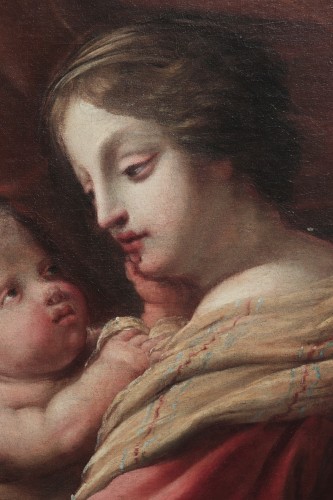 Paintings & Drawings  - Madonna And Child, 17th Century Flemish Painting