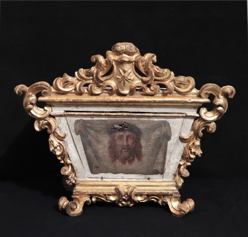 Tabernacle, Toscane 17e siècle - Art sacré, objets religieux Style Louis XIII