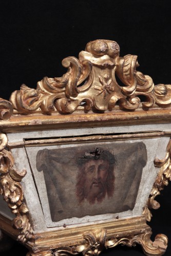 Art sacré, objets religieux  - Tabernacle, Toscane 17e siècle