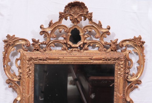 Miroir en bois doré, Venise 18e siècle - Numero 7 Antiquariato