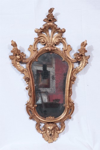 Miroirs, Trumeaux  - Paire de miroirs, Italie 18e siècle