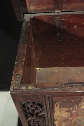 Mobilier Cabinet & Coffre - Coffre Gothique, Italie 15e siècle