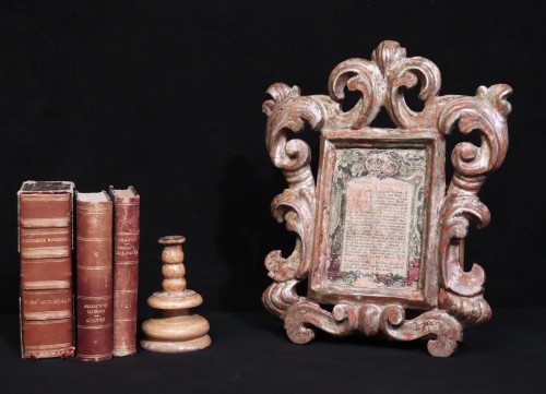 Cadre Toscan de la fin du  17e siècle - Objet de décoration Style Louis XIV
