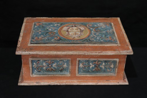 Coffret laqué, Toscane fin du 17e siècle - Objets de Vitrine Style Louis XIV