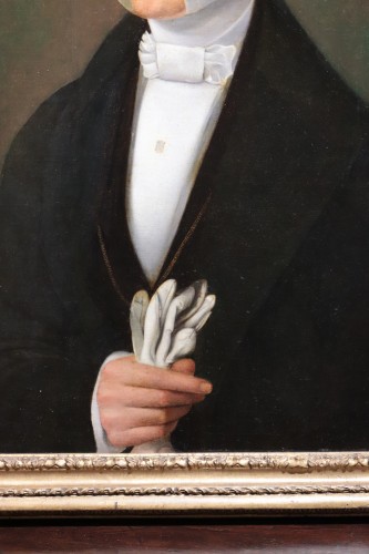 Tableaux et dessins Tableaux XIXe siècle - Portrait d'un homme, Allemagne XIXe siècle
