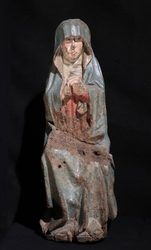 &quot;Vesperbild&quot;, Germany late 15th century - Sculpture Style Middle age
