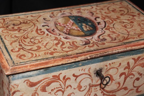 Coffret laqué, Toscane 18e siècle - Objets de Vitrine Style Louis XV