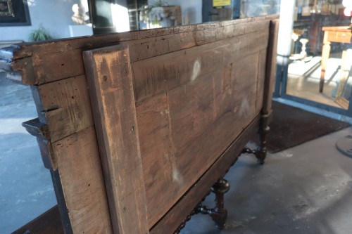 Banquette avec dossier, Toscane 17e siècle - Louis XIII