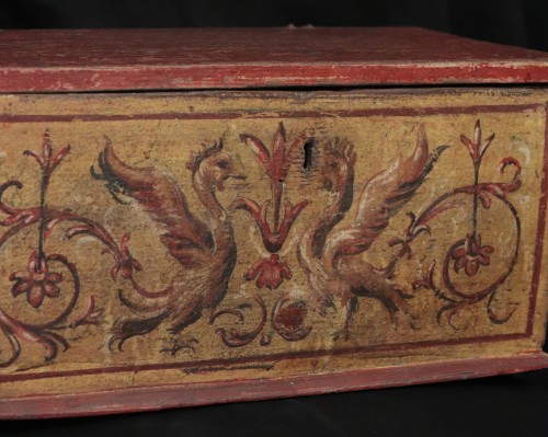 Coffret laqué, Toscane 17e siècle - Objets de Vitrine Style Louis XIV