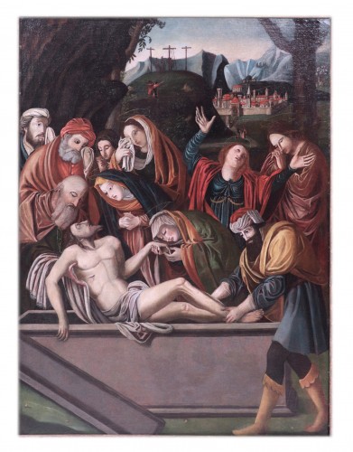 Déposition - Bartolomeo Suardi "Bramantino" et atelier (1465 - 1530) - Tableaux et dessins Style Renaissance