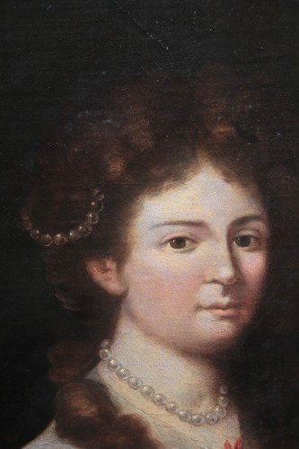 Tableaux et dessins Tableaux XVIIIe siècle - Portrait d'une Dame, peintre français du 18e siècle