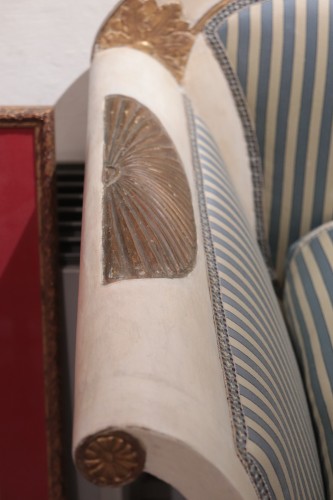 Sièges Canapé & Mobilier de Salon - Meridienne, Toscane fin du 18e siècle