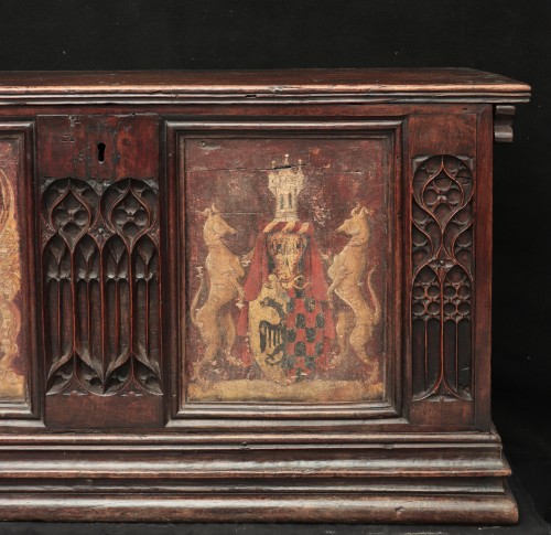 Gothic Chest, Italy 15th Century - Middle age