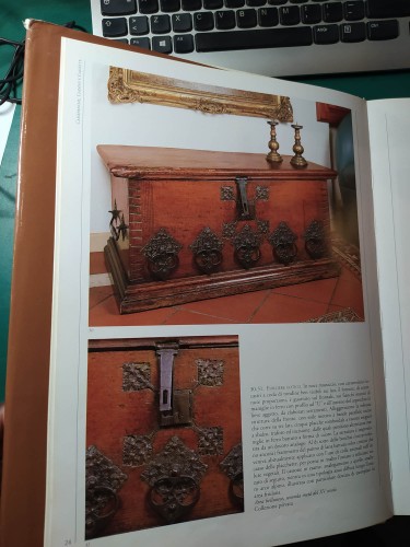 Cassone Gothique, Vénétie XVe siècle - Numero 7 Antiquariato