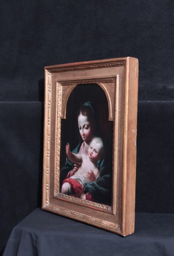 Tableaux et dessins Tableaux XVIIe siècle - Vierge à l'Enfant, École vénitienne du 17e siècle