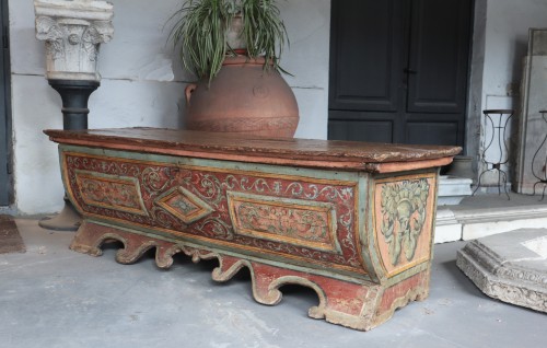 Furniture  - Lacquered Wedding Chest, TuscanyLate 15th Century