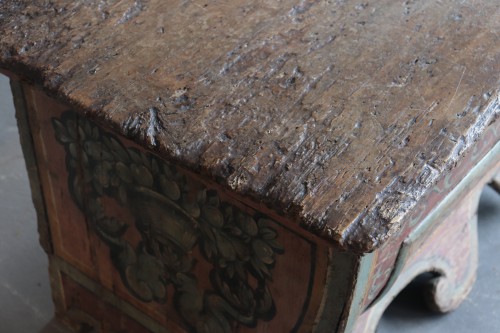 Lacquered Wedding Chest, TuscanyLate 15th Century - Renaissance