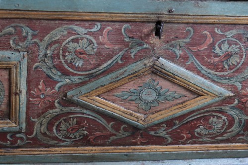 Antiquités - Lacquered Wedding Chest, TuscanyLate 15th Century