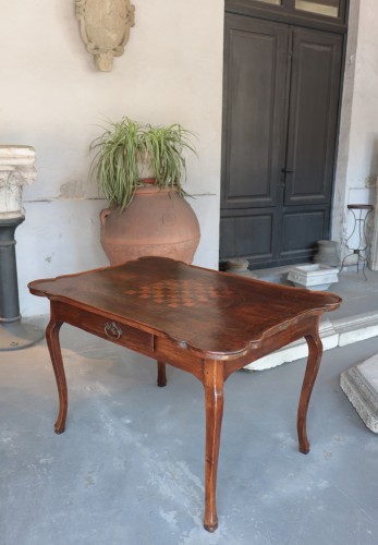 Table à jeux, Toscane 18e siècle - Mobilier Style Louis XV