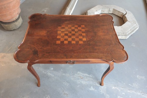 Table à jeux, Toscane 18e siècle - Louis XV