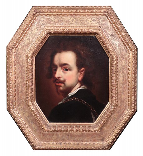 Portrait - École flamande du 17e siècle - Tableaux et dessins Style Louis XIII