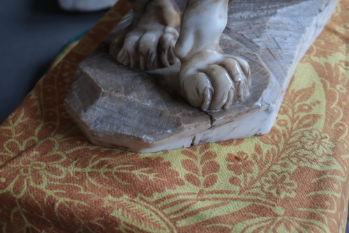 Art nouveau - Alabaster Panther, Early 1900s