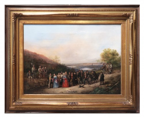 Paintings & Drawings  - Canella Carlo (1800-1879) - Pair Of Landscapes