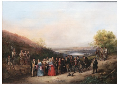 Canella Carlo (1800-1879) - Pair Of Landscapes - 
