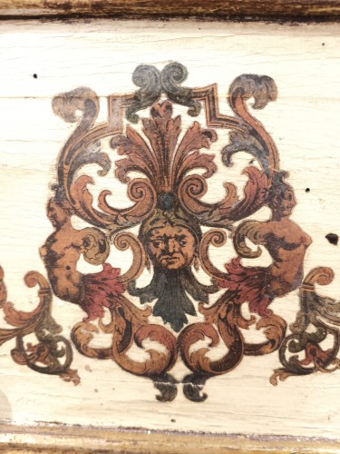 18th century - Lacquered Arte Povera Cabinet, Italy 18th Century