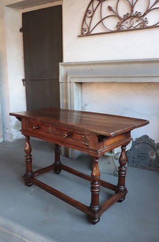 Table console, Toscane 17e siècle - Mobilier Style Louis XIII