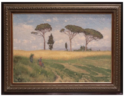 Alberto Cecconi (1897-1971) - Paysage toscan