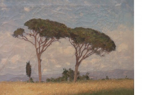 Paintings & Drawings  - Alberto Cecconi (1897-1971) - Tuscan Landscape