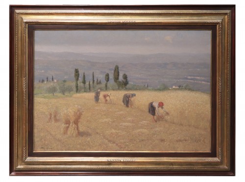 Alberto Cecconi (1897-1971) - scène champêtre