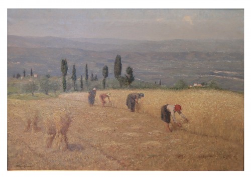 Paintings & Drawings  - Alberto Cecconi (1897-1971) - Country Scene