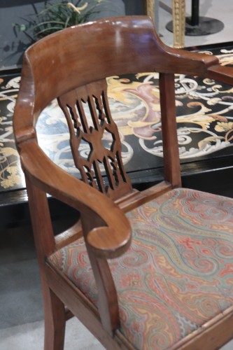 Paire de fauteuils, Toscane fin du 18e siècle - Sièges Style Louis XVI