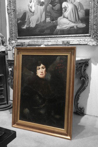 Cesare Laurenti (1854–1936) – Portrait Study - Paintings & Drawings Style 