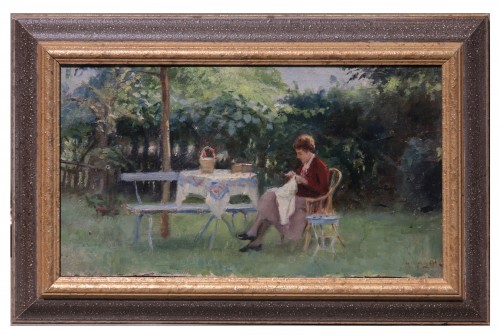 Magni Giuseppe (1869 - 1956) - Brodeuse