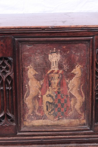 Coffre Gothique, France 15e siècle - Numero 7 Antiquariato