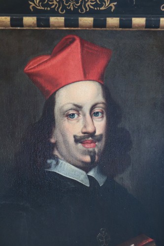 Tableaux et dessins Tableaux XVIIe siècle - Portrait du cardinal Léopold de Médicis, Toscane 17e siècle