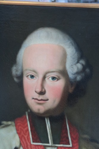 Tableaux et dessins Tableaux XVIIIe siècle - Portrait ancien d'un personnage, Allemagne 18e siècle