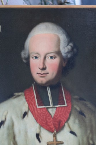 Portrait ancien d'un personnage, Allemagne 18e siècle - Numero 7 Antiquariato
