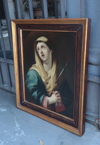 Mater Dolorosa, Italie 18e siècle - Tableaux et dessins Style Louis XV