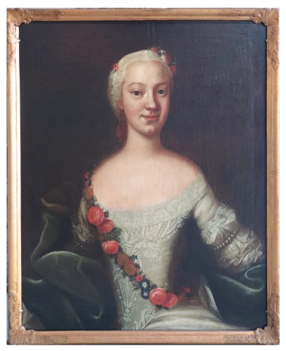 Portrait de dame, Autriche 18e siècle