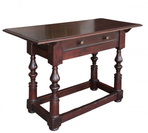 Walnut Table, Bologna 17th Century