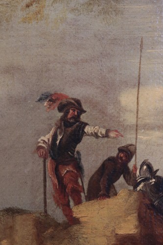 Paintings & Drawings  - Battle Scene, 17th-century Italy