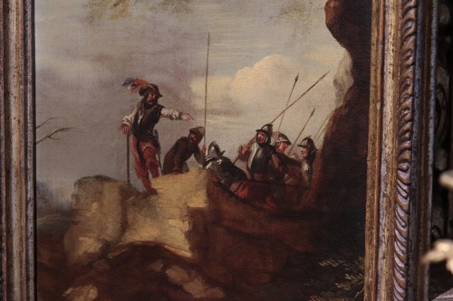 Battle Scene, 17th-century Italy - 