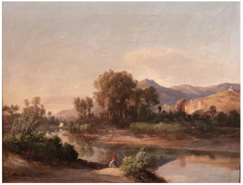 Carlo Marko' The Younger (1822 – 1891) – Landscape - Napoléon III