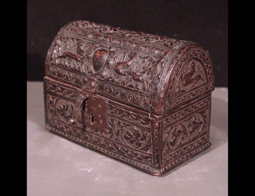 Leather Box, Italy 16th Century - Objects of Vertu Style Renaissance