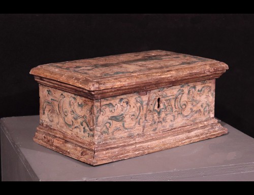 Lacquered Wooden Box, Italy,17th Century - Objects of Vertu Style Louis XIV