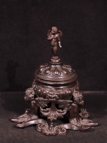 <= 16th century - Bronze Inkwell, Padua 16th Century